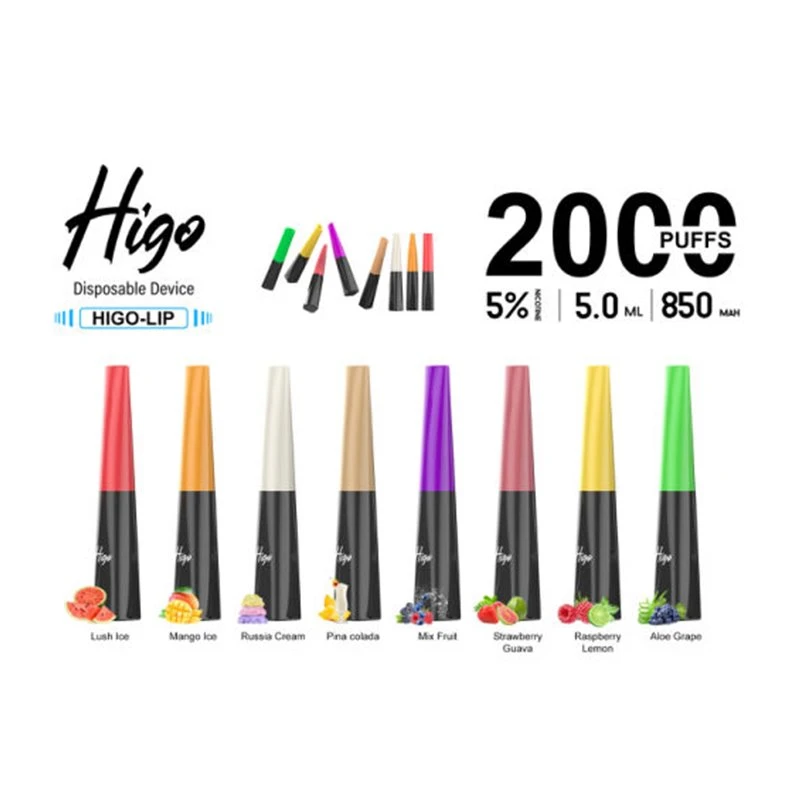 Higo Lip 2000 Disposable Vape