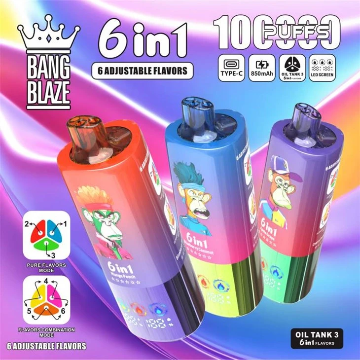 Bang Blaze 6 in 1 100000 puffs
