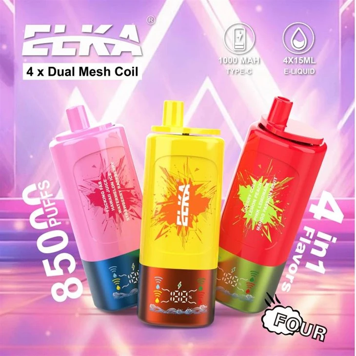 Lucke elka 85000 puffs 4 hauv 1