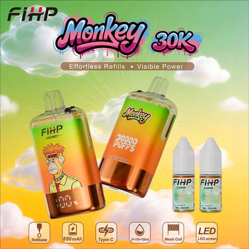 FIHP MONKEY 30K Refillable TPD 57 FIHP MONKEY 30K Refillable TPD 57