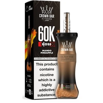 Al Fakher Crown Bar 60K E-Hose X