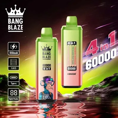Bang Blaze 60000 Puffs 4 hauv 1 Qab Vape