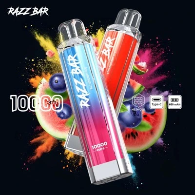 Razz Bar Crystal 1 0} 000 Puffs 0% Nic