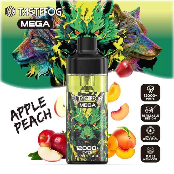 TASTEFOG MEGA 12000 Nrog Razz Bar