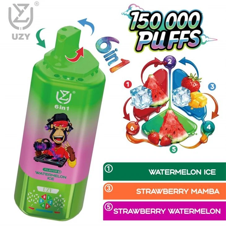 UZY 6 hauv 1 150000 Puff