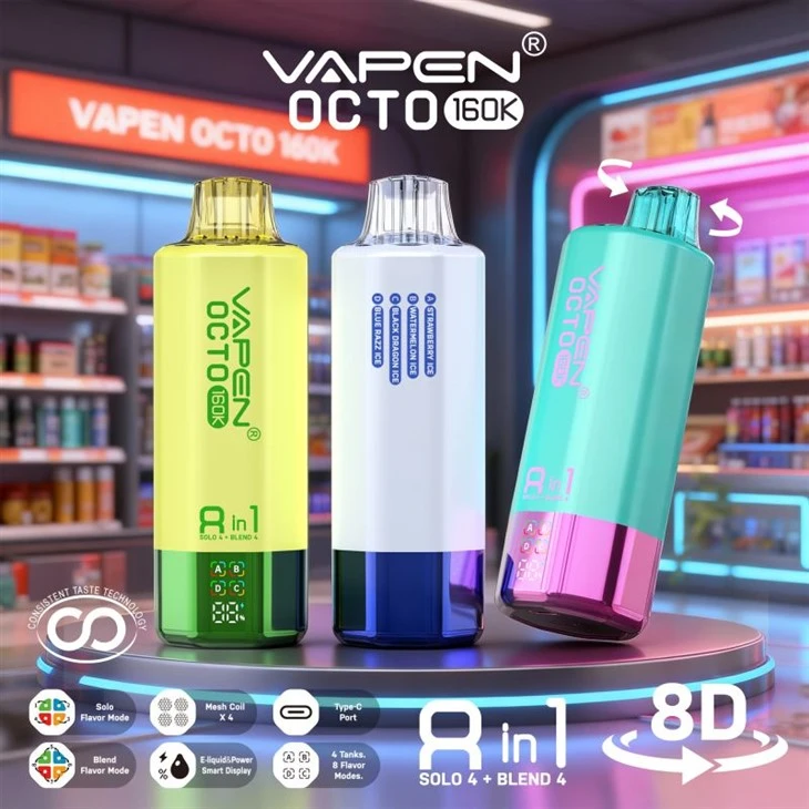 VAPEN OCTO 8in1 160K Puffs