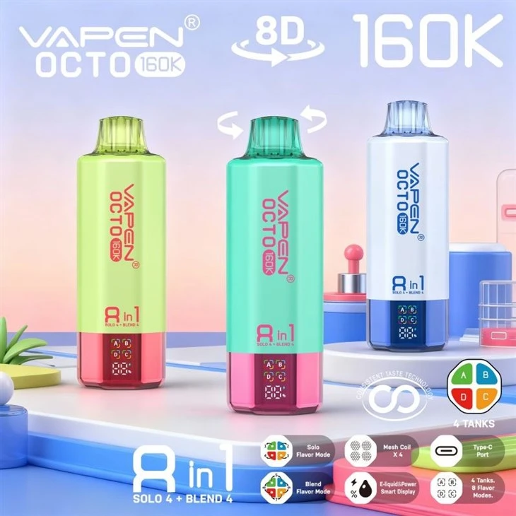 VAPEN OCTO 8in1 160K Puffs high quality