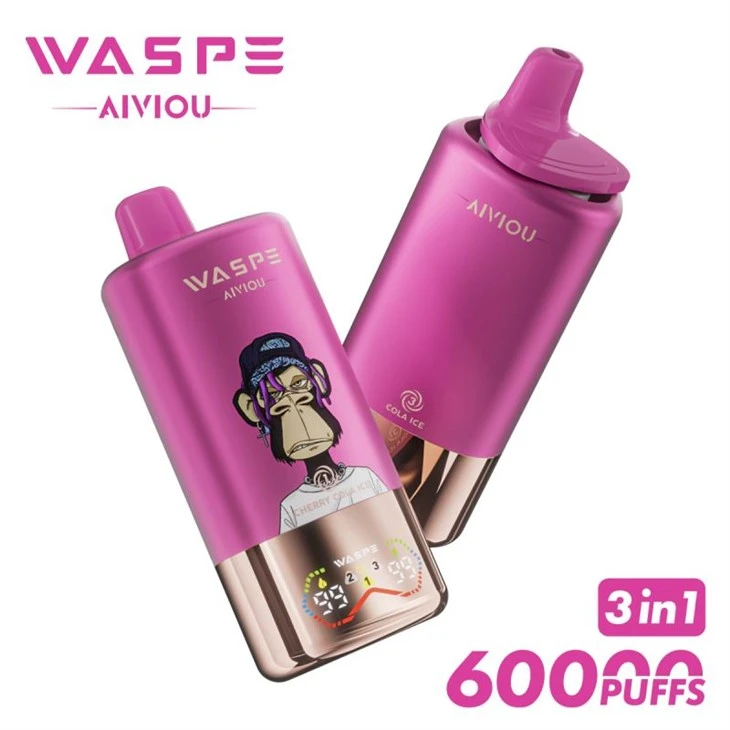 Waspe Aiviou 60000 puffs 3 hauv 1