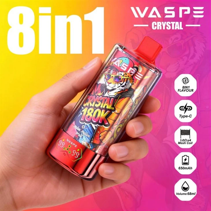 Waspe Crystal 8 hauv 1 180000
